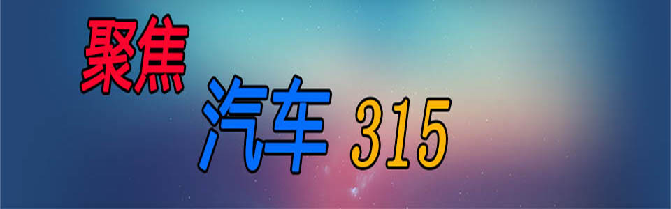 聚焦汽车315