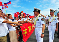 中国海军第二十三批护航编队访问柬埔寨